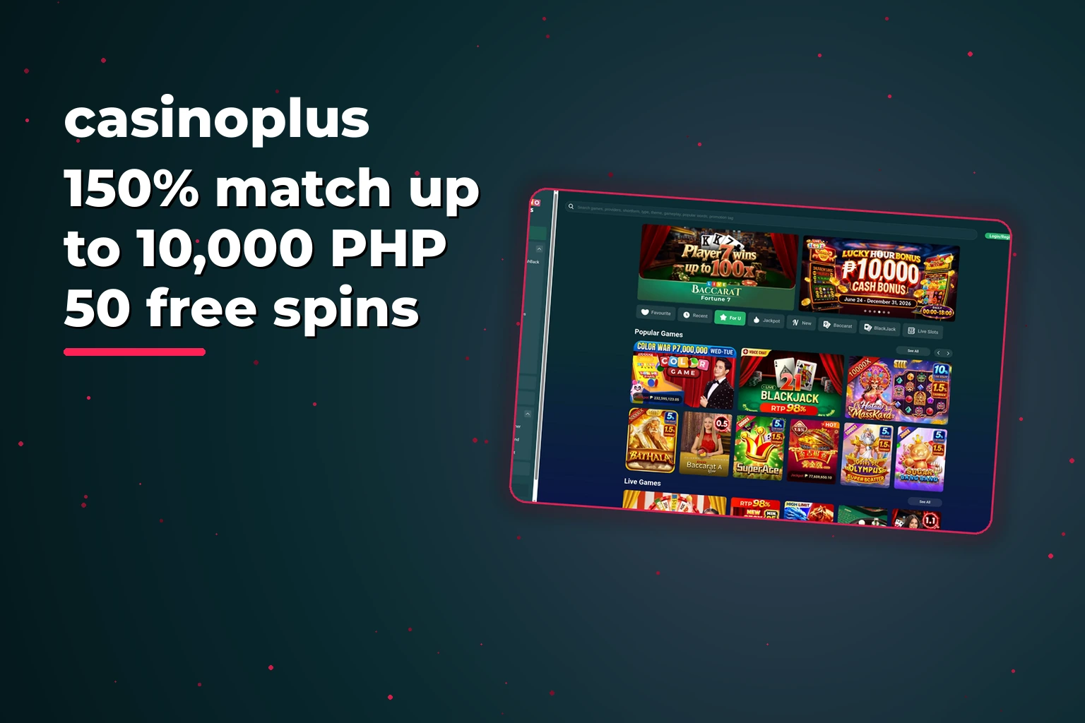 Casino Plus Philippines Slots with Cascade Mechanics and Jackpots