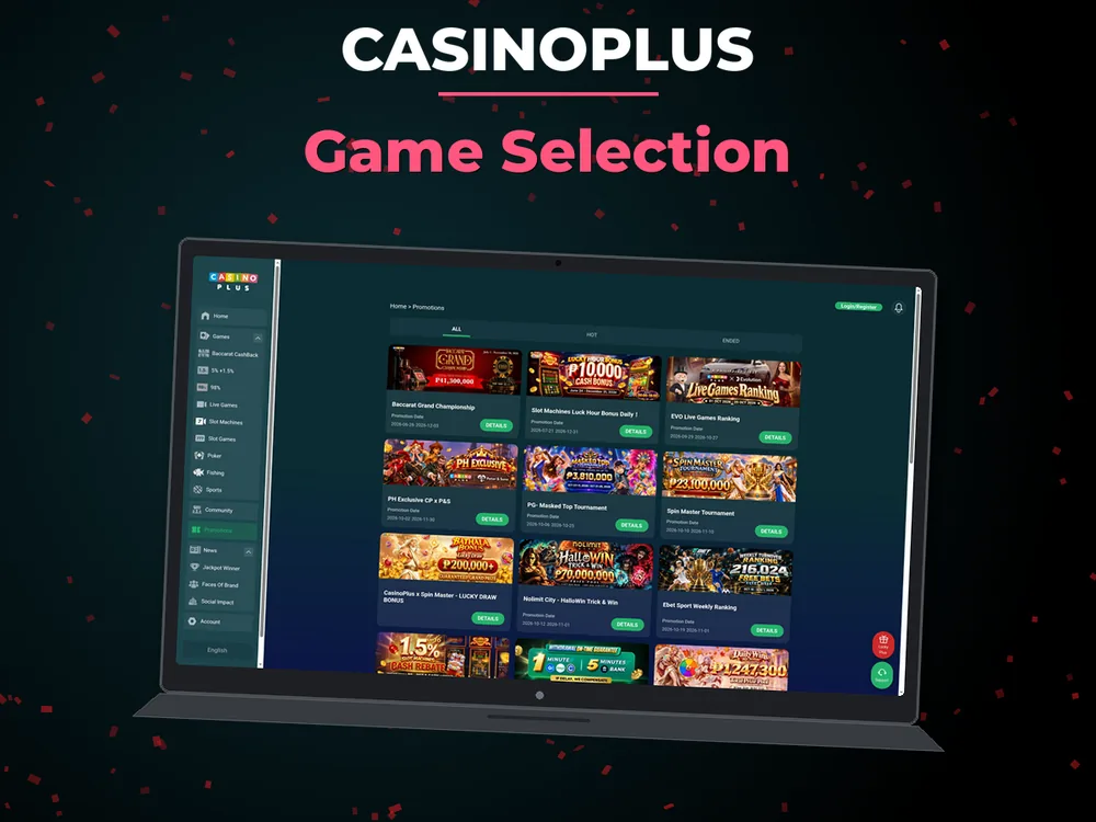 casinoplus - Game Selection
